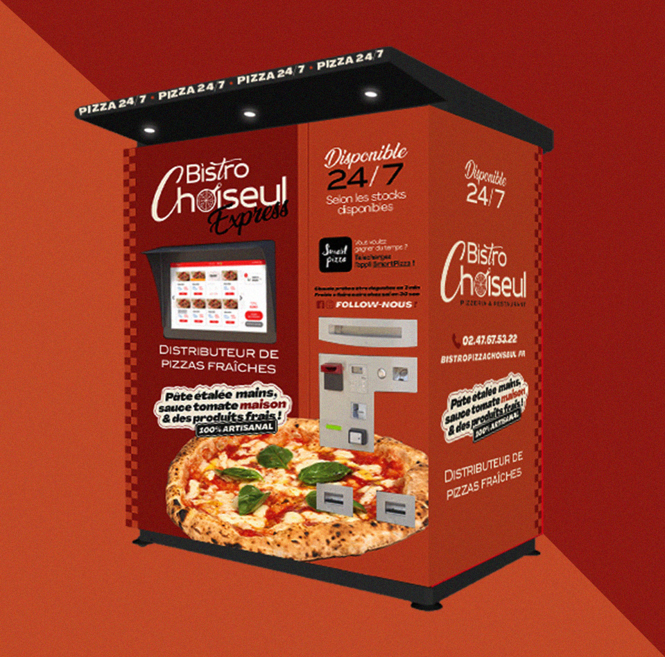 Distributeur pizza Bistro Choiseul Tours nord