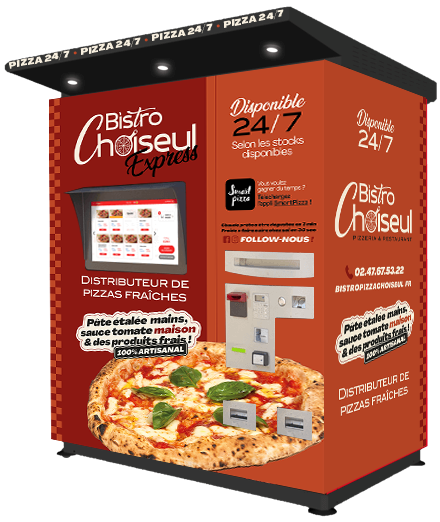 Distributeur pizza Bistro Choiseul Tours nord